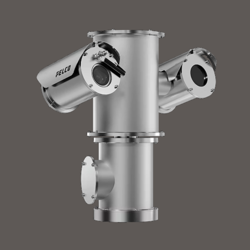 Camara ATEX PTZ biespectral con camara optica con ZOOM 30 X y termica con lente 18 mm QVGA 30Hz 220 VAC