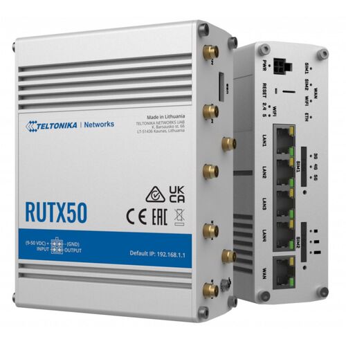 Router industrial 4G/5G. Dual SIM redundante con autofailover
