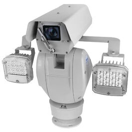 Sistema de posicionamiento de exterior Esprit Enhanced 1080P. Con Wiper, iluminador IR e iluminador de luz blanca integrados. Presurizado. Alimentación 48VDC