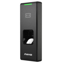 Control de acceso exterior mediante huella + tarjeta RFID125 y MIFARE. Wifi y POE.