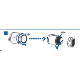 Recambio de soporte con anillo  para camara miniatura PELCO IDLX02-FXI