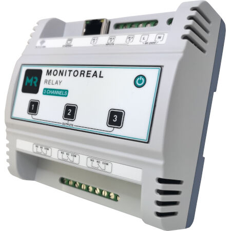 Caja de rel de 3 entradas/ 3 salidas para Monitoreal