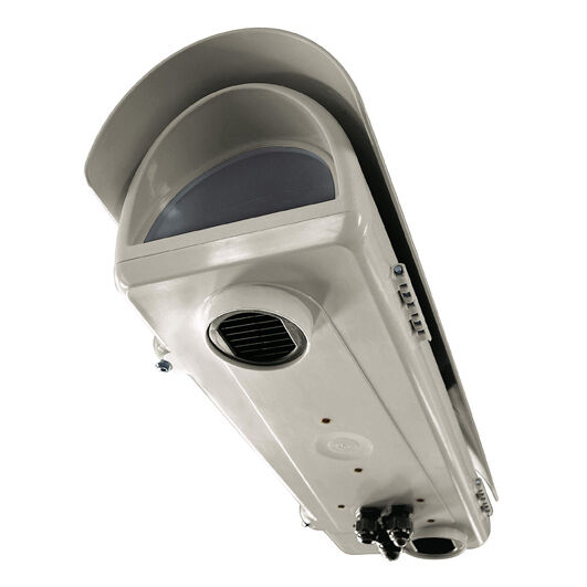 Carcasa exterior VERSO COMPACT de uso general de 360 mm interior con Visera y calefactor. ALi 125/220VAC.