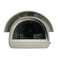 Carcasa exterior VERSO  POLAR- 420 mm interior. Incluye Visera.y calefactor de alta Potencia Ali. 12Vdc 24Vac