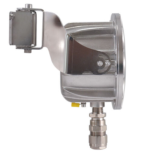 Iluminador de Luz BLANCA de acero inox. Antiexplosion ATEX. Angulo de 70 circular. Alimentacion 24Vdc 24Vac PoE