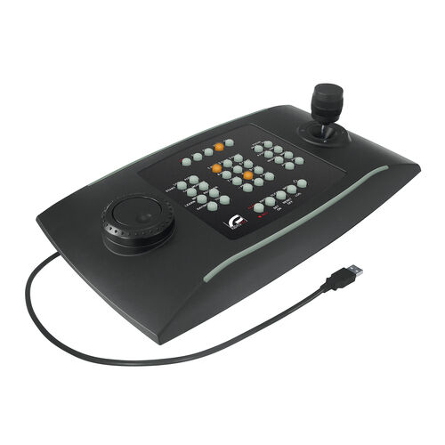 Teclado universal para el control de aplicaciones CCTV en PC. Conexion USB