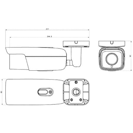 Cmara IP 8MP (4K) 6 a 22 mm IR Audio Alarmas PoE