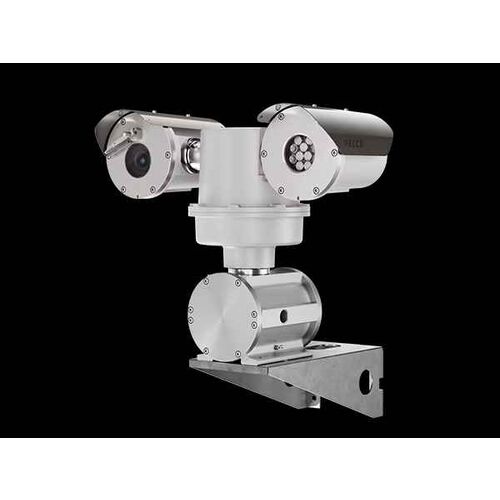 CAMARA PTZ ATEX CON ZOOM 30 X E ILUMINADORES IR CONSTRUIDA EN ALUMINIO ANODIZADO.