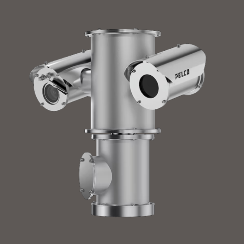 Camara ATEX PTZ biespectral con camara optica con ZOOM 30 X y termica con lente 14 mm VGA 30Hz 220 VAC