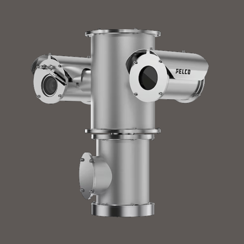 Camara ATEX PTZ biespectral con camara optica con ZOOM 30 X y termica con lente 14 mm VGA 30Hz 220 VAC