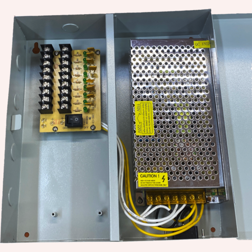 Fuente profesional conmutada carcasa mural 12V 15A