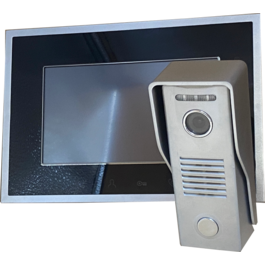 Vídeoportero de 4 hilos para uso exterior con monitor táctil de 7"