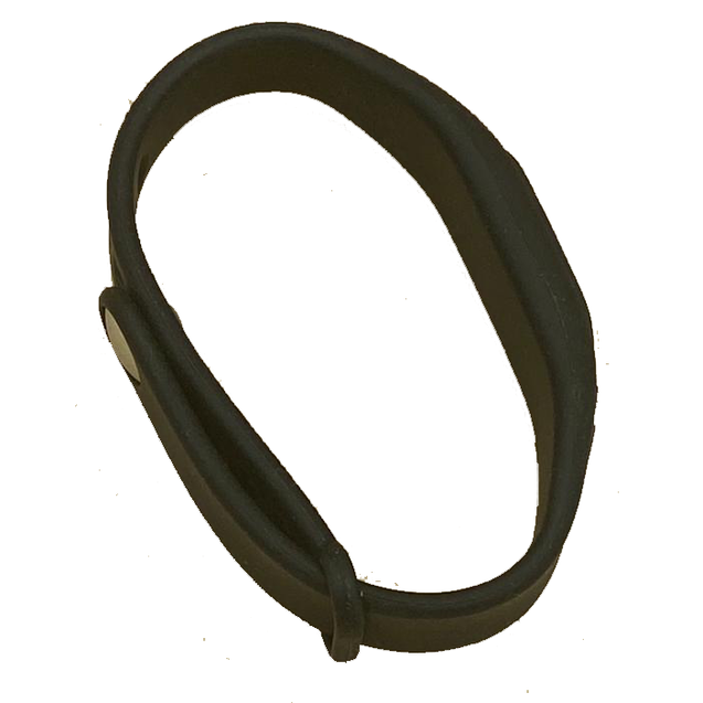 Pulsera de goma con Identificacion MIFARE en color Negro