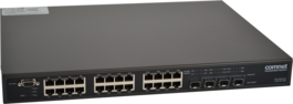 Switch profesional de 24 puertos  + 2 SFP con POE + por canal.