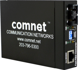 Conversor de medios de un puerto 10/100 a 2 Fibras MONOMODO.