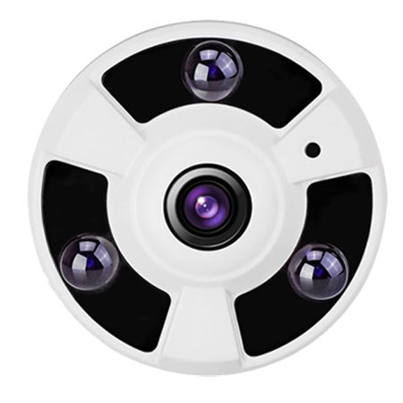 Domo AHD 2 MP (1080P) ojo de pez. 3 LEDs. Lente 1.8 180