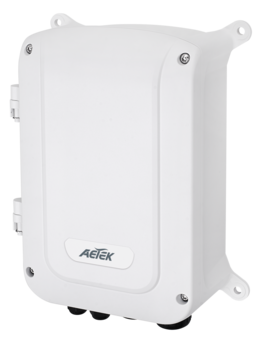 Switch de exterior con salida de 4 puertos POE 10/100 tipo EX ( hasta 250 m). Alimentacion 220 V.