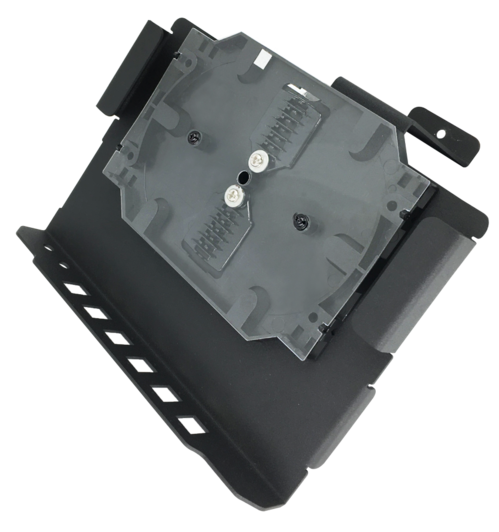 Bandeja de emplame de fibra.