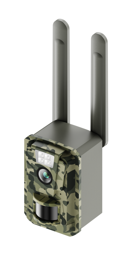 Camara de Grabacion exterior con panel solar y 4 G