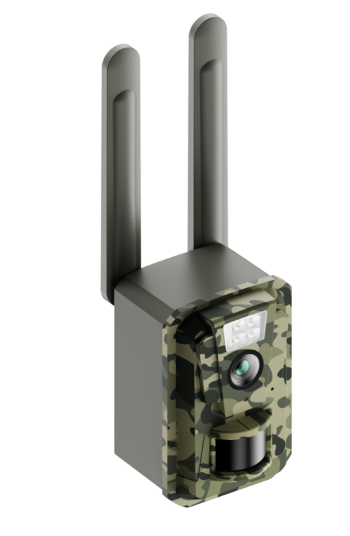 Camara de Grabacion exterior con panel solar y 4 G