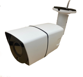 Camara Bullet IP de 4 MPX con lente Varifocal de 2,8 a 12 mm y Alimentacion POE