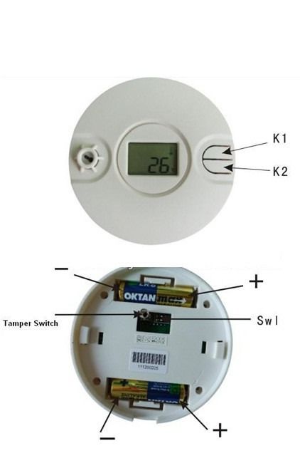 Detector inalmbrico de altas temperaturas y fuego para alarmas de serie X-Alarm de Camtronics