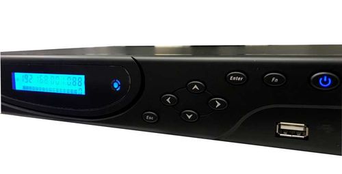 NVR 16 cmaras con 8 salidas PoE 1080P Real Time sin disco duro