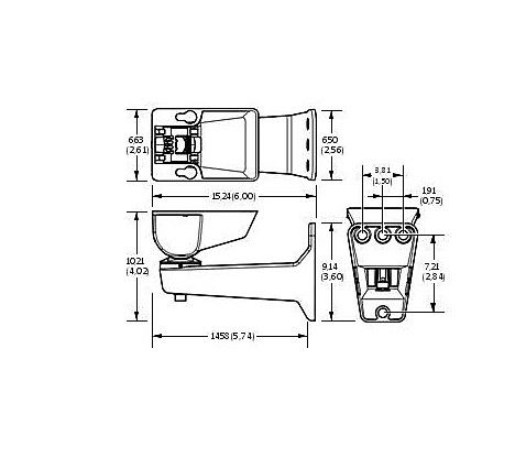 Carcasa exterior profesional calefactor y ventilador 220V