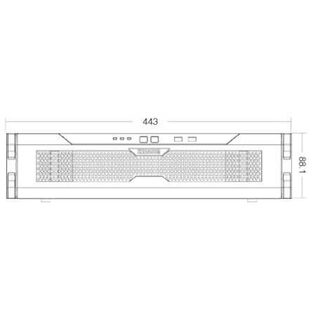 NVR 64 canales 1080P H265 Onvif compatible 4K HD 8TB