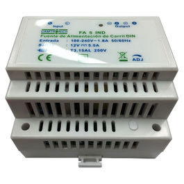 Fuente de alimentación 12V 5A de carril DIN