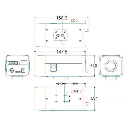 Cmara box IP 8 MP con analtica de vdeo