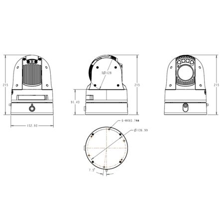 Speed dome  para coche a batera