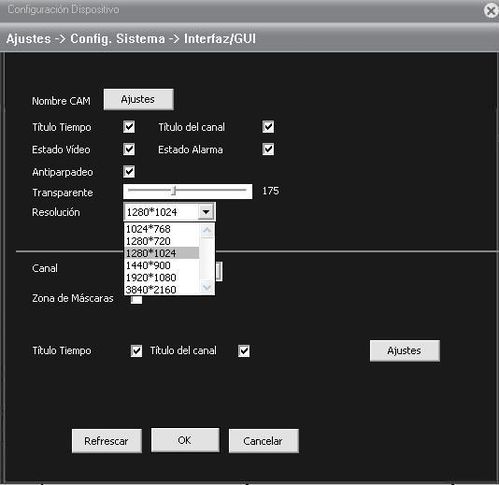 DVR hbrido 16 entradas hasta 4K Sin disco duro