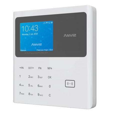 Control horario por tarjeta RFID 125 KHz y PIN. LAN y WiFi