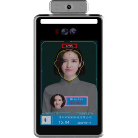 Terminal Facial de Control de Acceso con deteccion de Fiebre