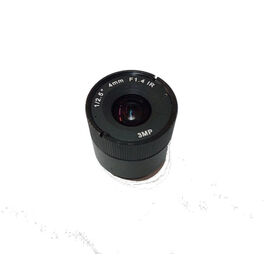 Lente fija de 4 mm para cámaras de 3 MP F1.4