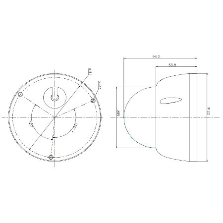 Domo IP 5MP 6 a 22 mm motorizada Audio Alarmas PoE