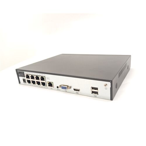 NVR 8 canales IP 4K H265 no HDD
